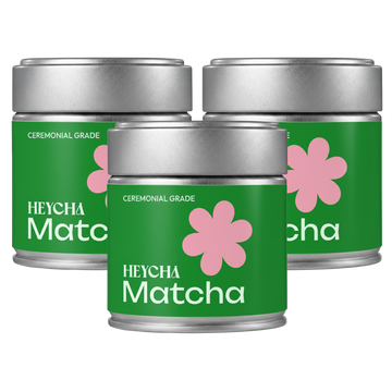 Organic Matcha Powder Ceremonial Grade (3 x 30g) - 90g