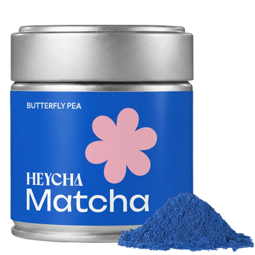 Blått Matchapulver Premium Fjärilsärtor, 30 g